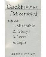 Gackt / Mizerable