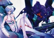 A3クリアポスター 綾波レイ 「くじ引き堂 貞本義行 新世紀エヴァンゲリオン オンラインくじ」 A-3賞