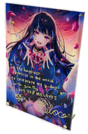 [単品] 狂蘭メロコ 複製直筆サイン・メッセージ入りアクリルパネル 「バーチャルYouTuber にじさんじ NIJISANJI EN 狂蘭メロコ 誕生日2023」