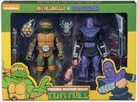 ミケランジェロ vs フットソルジャーB 2PK 「ティーンエイジ・ミュータント・ニンジャ・タートルズ」 7インチアクションフィギュア 豆魚雷限定