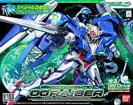 1/100 GN-0000+GNR-010 ダブルオーライザー(ダブルオーガンダム＆オーライザー+ソレスタルビーイングVer.ベース(クリアグリーン)) スペシャル3点セット 「機動戦士ガンダム00(ダブルオー)」 [0156889]