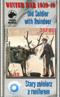 1/35 冬戦争1939-40年トナカイと老人のフィンランドの兵士 レジンフィギュア [TRM35F80]