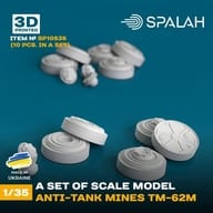 1/35 TM-62M 対戦車地雷 (10個入) ガレージキット [SPU10535]