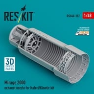 1/48 ミラージュ2000 アフターバーナー (イタレリ・キネティック用) ディティールアップパーツ [RSKU48-0392]