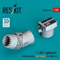 1/48 F-35B アフターバーナー・リフトファン セット (STO) (イタレリ用) ディティールアップパーツ [RSKU48-0456]