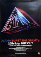 告知B2ポスター ALTIMA 「CD BURST THE GRAVITY」 げっちゅ屋先着購入特典