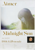 B2告知ポスター Aimer 「CD Midnight Sun」 購入特典