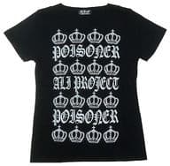 ALI PROJECT Tee“Poisoner”(Tシャツ) ブラック Girlsサイズ 「ALI PROJECT TOUR 2009 POISON ～毒を食らわば皿まで～」