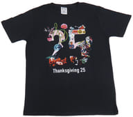 Mr.Children 25周年Tシャツ インクブラック Lサイズ 「Mr.Children DOME＆STADIUM TOUR 2017 Thanksgiving 25」