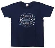 Tシャツ ネイビー 「ミュージカル 忍たま乱太郎 第8弾 再演～がんばれ五年生!技あり、術あり、初忍務!!」
