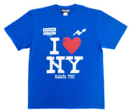 永田裕志×コラソン コラボTシャツ I Love NY(Nagata Yuji) ブルー Mサイズ