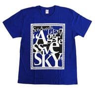 雨宮天 会場カラーTシャツ ブルー XXLサイズ 「LAWSON present 雨宮天ライブ2017 “Aggressive SKY”」 12/29中野会場限定