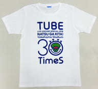 TUBE ツアーTシャツ ホワイト Lサイズ 「TUBE LIVE AROUND SPECIAL 2018 夏が来た!～YOKOHAMA STADIUM 30Times～」