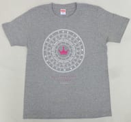 アイドルマスター ミリオンライブ! ミリオンスターズ 公式コラボTシャツ ライトグレー Lサイズ 「リスアニ!LIVE 2019」