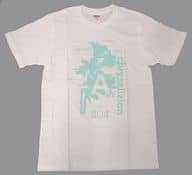 EGOIST Tシャツ(side-A：chrysalizion code 404) ホワイト×グリーン Mサイズ 「EGOIST LIVE TOUR 2020 side-A 『chrysalizion code 404』」 3月7日東京公演限定