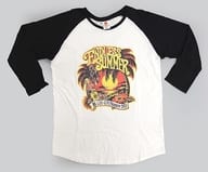 B’z ラグランシャツ(Tシャツ) ホワイト×ブラック XLサイズ 「B’z LIVE-GYM Pleasure 2013 -ENDLESS SUMMER-」