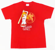 式波・アスカ・ラングレー×広島カープ コラボTシャツ レッド Mサイズ 「ヱヴァンゲリヲン新劇場版：Q 」