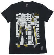 金丸義信＆エル・デスペラード×宇宙一凶悪コンビ Tシャツ ブラック Sサイズ 「キン肉マン×新日本プロレスリング」
