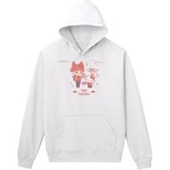 オペラ×ハローキティ パーカー ホワイト メンズLサイズ 「魔入りました!入間くん×サンリオキャラクターズ」