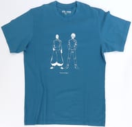 五条悟＆夏油傑 UTグラフィックTシャツ(半袖・レギュラーフィット) ターコイズブルー XXLサイズ 「呪術廻戦 懐玉・玉折/渋谷事変×ユニクロ」