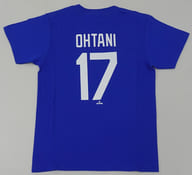 大谷翔平#17(ロサンゼルス・ドジャース) Fanatics ネーム＆ナンバー Tシャツ ブルー Mサイズ
