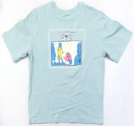 おぱんちゅうさぎ グラフィックTシャツ 5分袖 ライトブルー 女性用Sサイズ 「おぱんちゅうさぎ×GU」