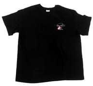 おぱんちゅうさぎ グラフィックTシャツ 5分袖 ブラック 女性用Mサイズ 「おぱんちゅうさぎ×GU」