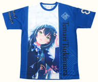 月村手毬 公式フルグラフィックTシャツ ブルー XLサイズ 「学園アイドルマスター DEBUT LIVE 初 TOUR」