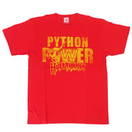 ハルク・ホーガン(WWE) 40 Years Python Power Tシャツ レッド XLサイズ