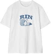 志摩リン ちびころ Tシャツ ホワイト メンズXLサイズ 「ゆるキャン△ SEASON3」