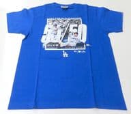 大谷翔平#17(ロサンゼルス・ドジャース) 50-50 FIRST ONE IN MLB HISTORY Tシャツ ブルー 130サイズ