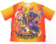 集合 キッズTシャツ オレンジ 130サイズ 「ポケットモンスター ポケモン・ジャンピン・ハロウィーン・パーティ2024」 ユニバーサル・スタジオ・ジャパン限定