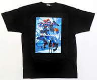 ティザービジュアル フルカラーTシャツ ブラック Lサイズ 「機動戦士Gundam GQuuuuuuX -Beginning-」 劇場グッズ