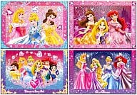 全4種セット 「ディズニープリンセス キラキラジュエルパズル」 