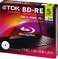 TDK BD-RE 25GB 5PACK (データ用/1～2倍速/くり返し記録用)[BED25PWA5A]