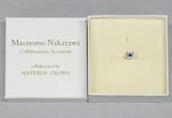 中澤まさとも Maybe.Don’t Worry(メイビー ドント ウォーリー) ピアス シルバー×ブルー 「中澤まさとも×MATERIAL CROWN」 受注生産限定
