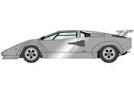 1/43 Lamborghini Countach LP400S 1980 with Rear wing(アルジェントメタリツァート) [EM432K]