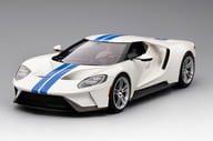 1/18 フォード GT フローズン(ホワイト×ライトニングブルーストライプ) 「Top Speedシリーズ」 [TS0093]