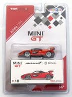 1/64 MINI GT McLaren Senna(ミラオレンジ) トイザらス限定ブリスターパッケージ仕様 [MGT00018-TRU]