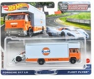 1/64 トランスポーター：フリート・フライヤー 積載車両：ポルシェ 917 LH 「Hot Wheels チームトランスポート」 [HCR36]