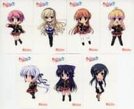 SDカードサイズステッカー7枚組 「PCソフト ワルキューレロマンツェ More＆More」 グッドウィル予約特典