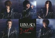 LUNA SEA B5ステッカーA 「LUNA SEA 25th ANNIVERSARY LIVE TOUR THE LUNATIC -A Liberated Will-」 後半公演限定