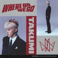 川西拓実(JO1) シートステッカー 「CD WHERE DO WE GO 初回限定盤B」 封入特典