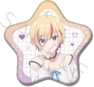 E.柳瀬ちゃみ 星型缶バッジ 「VTuberなんだが配信切り忘れたら伝説になってた」