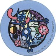 ゲッコウガ 切り絵シリーズ 和紙缶バッジ 「ポケットモンスター」