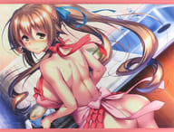 星川こはる(R18/横型) メモリーズB2Wスエードタペストリー 「アマカノ」 あざらしそふとオンリーショップグッズ