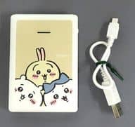 ちいかわ＆ハチワレ＆うさぎ(ブラウン) モバイルバッテリー 5000mAh 「ちいかわ なんか小さくてかわいいやつ」