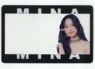 ミナ クリアカード SELFIE FLAME VER.(枠：黒/ヨコ) 「MISAMO JAPAN SHOWCASE 2023 “Masterpiece” OFFLINEくじ」 参加賞