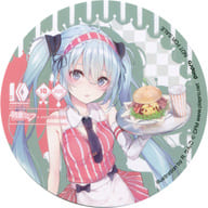 初音ミク(等身) コースター 「初音ミク×SWEETS PARADISE presented by animatecafe」 コラボメニュー注文特典