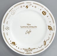 総柄 カフェオリジナルプレート 「ディズニー ツイステッドワンダーランド×OH MY CAFE」 フード追加注文特典